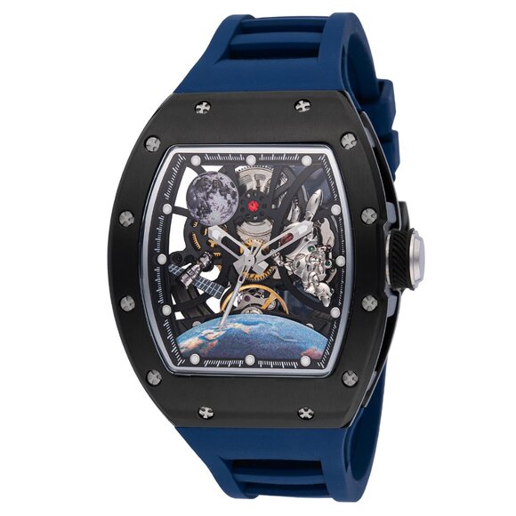 Invicta S1 Rally Interstellar Automatic Men's Watch w/ Skeleton Dial - 41mm, Blu - Picture 2 of 8